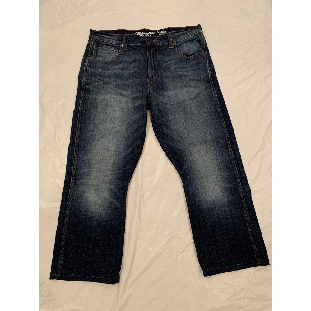 Wrangler Retro Jeans Men's  36x26.5 Blue Med Wash Relaxed Boot